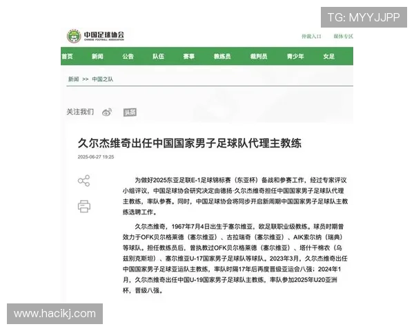 久尔杰维奇双线布局:07 国青掌舵与东亚杯重建试验
